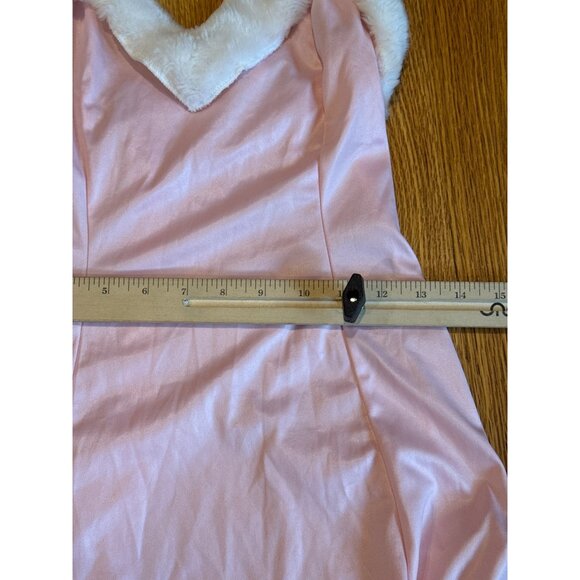 Leg Avenue Womens Pink Bunny Costume With White Faux Fur Trim M/L - Picture 3 of 12
